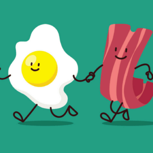 Low FODMAP Bacon and Eggs