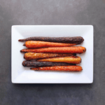 Low FODMAP Seasoned Carrots on plate