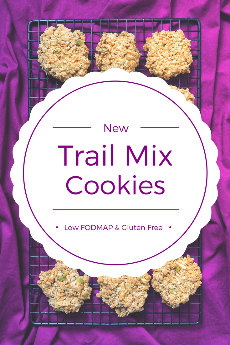 trail mix cookies on wire rack