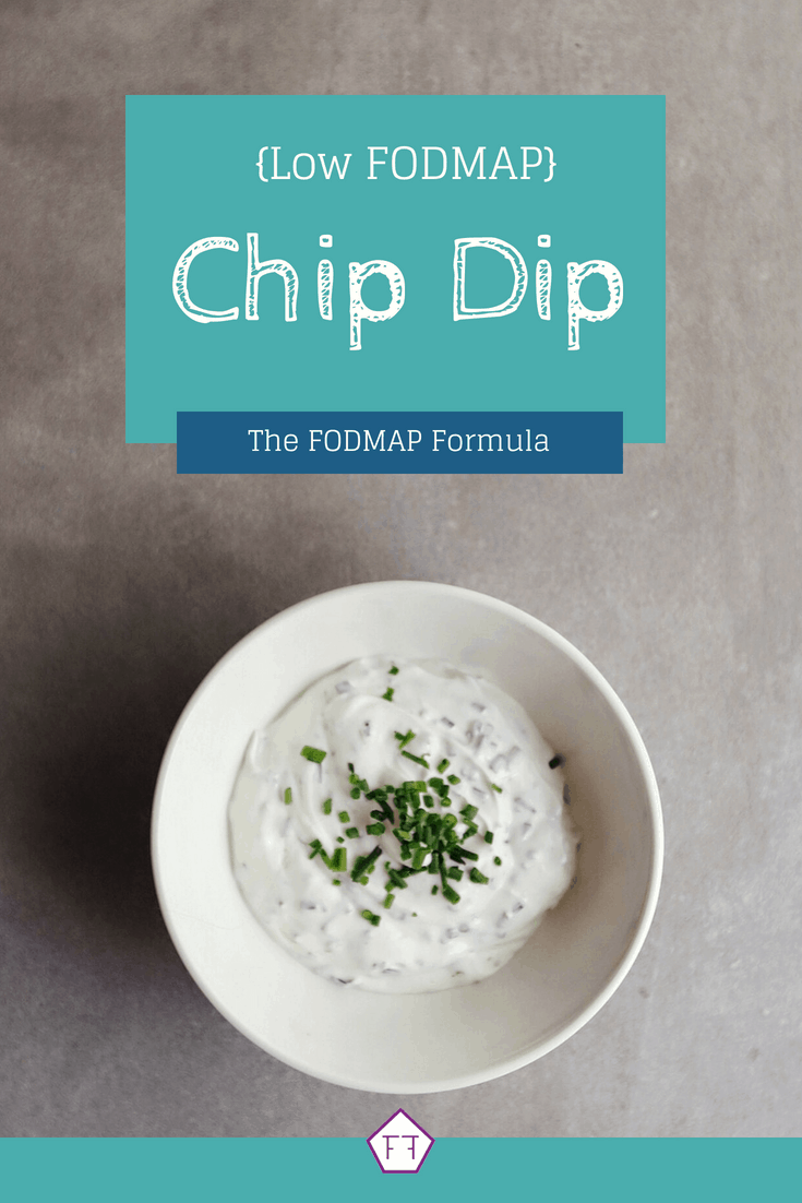 Low FODMAP Chip Dip in small bowl