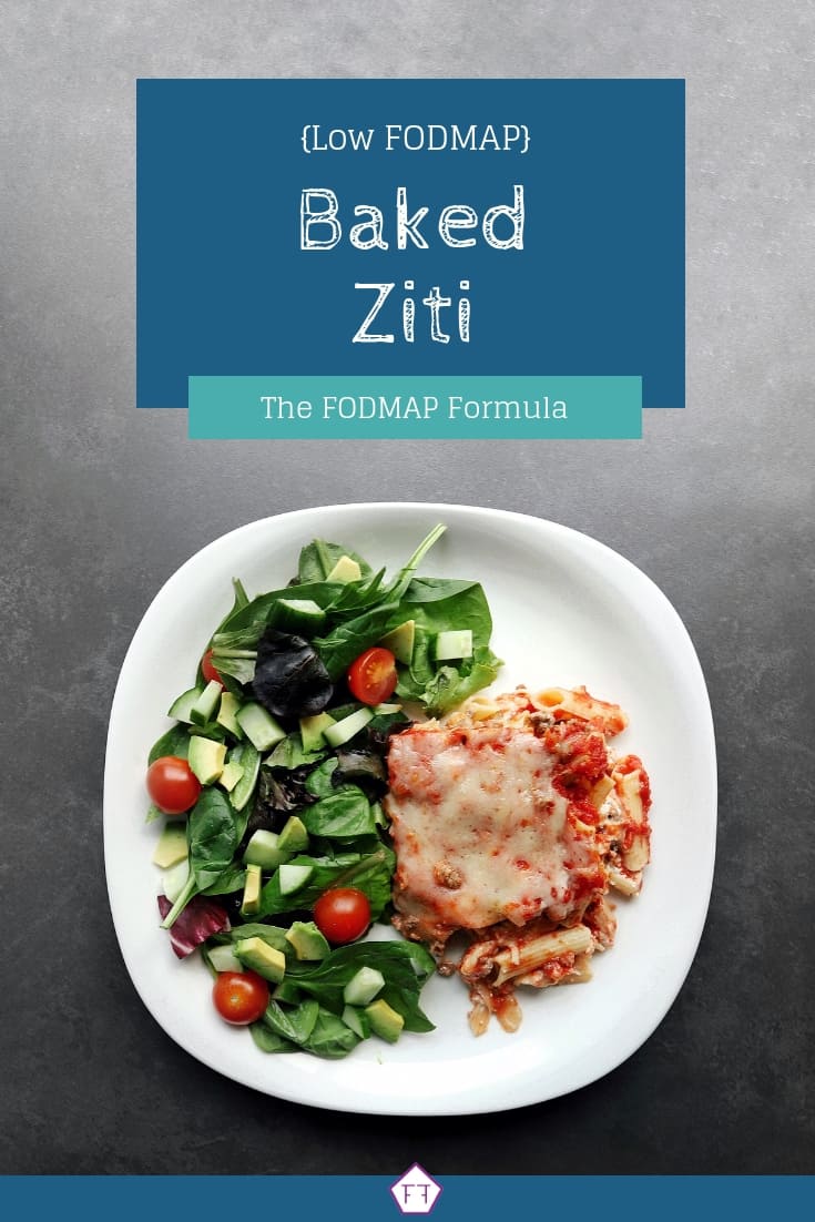 Low FODMAP baked ziti - Pinterest 4