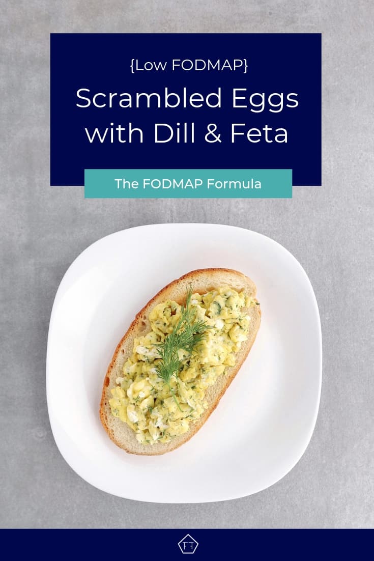 Low FODMAP Scrambled Eggs with Dill and Feta - Pinterest 4