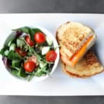 Low FODMAP Grilled Cheese with Side Salad - 800 x 800