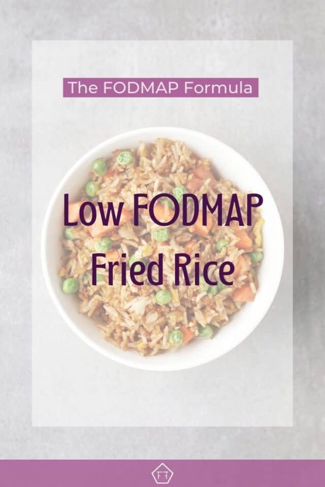 Low FODMAP Fried Rice The FODMAP Formula