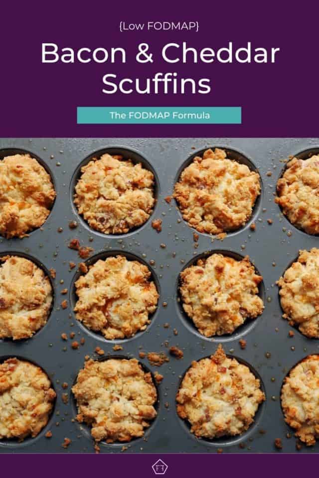 Low FODMAP Bacon and Cheddar Scuffins The FODMAP Formula
