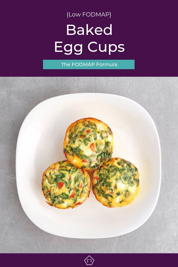 Low FODMAP Baked Egg Cups - Pinterest 1