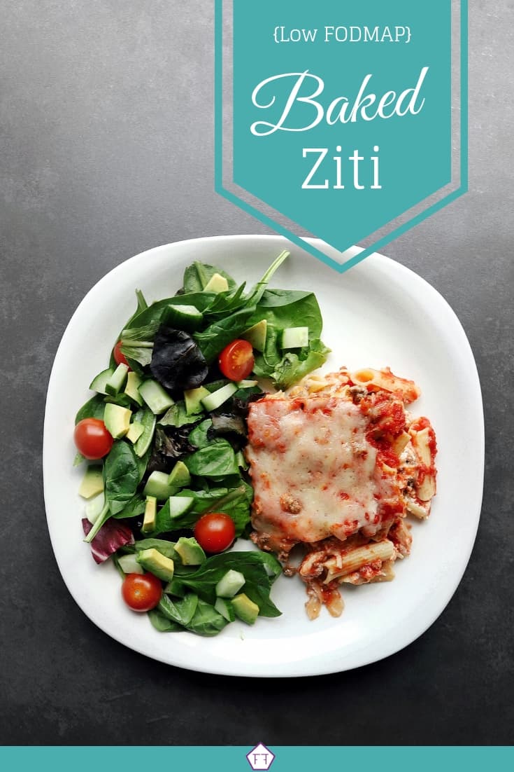 Low FODMAP baked ziti - Pinterest 2