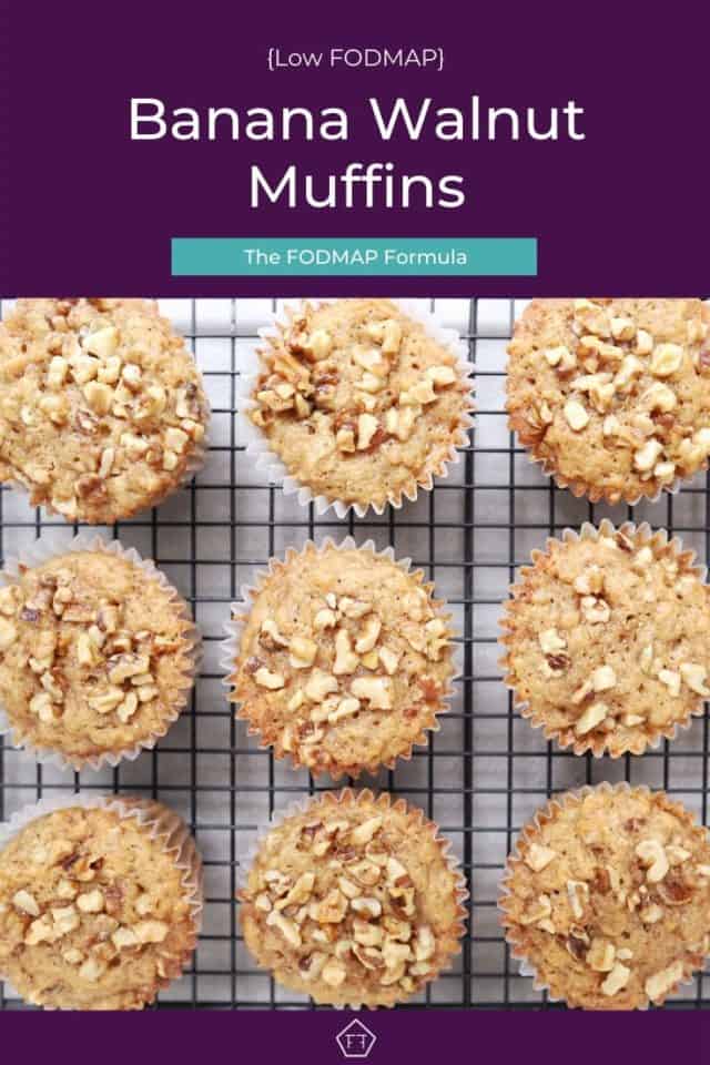 Low FODMAP Banana Walnut Muffins The FODMAP Formula