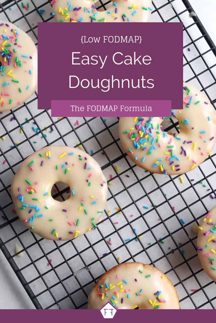 Low FODMAP Cake Doughnuts - Pinterest 1