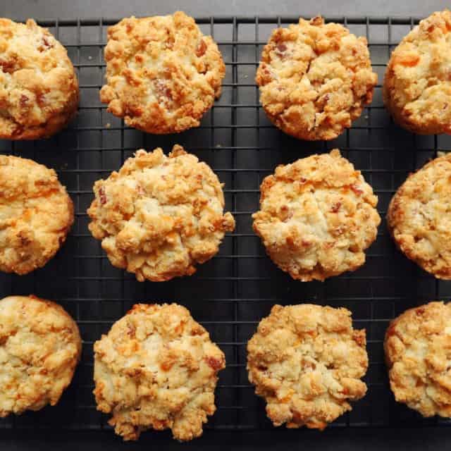 Low FODMAP Bacon and Cheddar Scuffins The FODMAP Formula