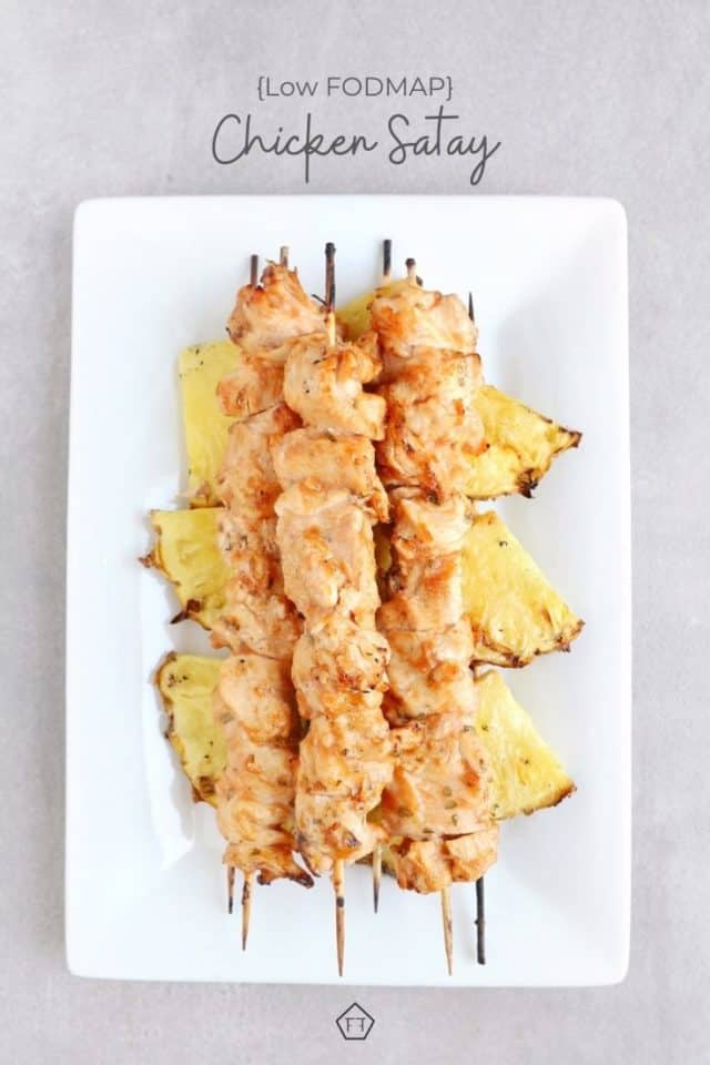 Low FODMAP Chicken Satay The FODMAP Formula