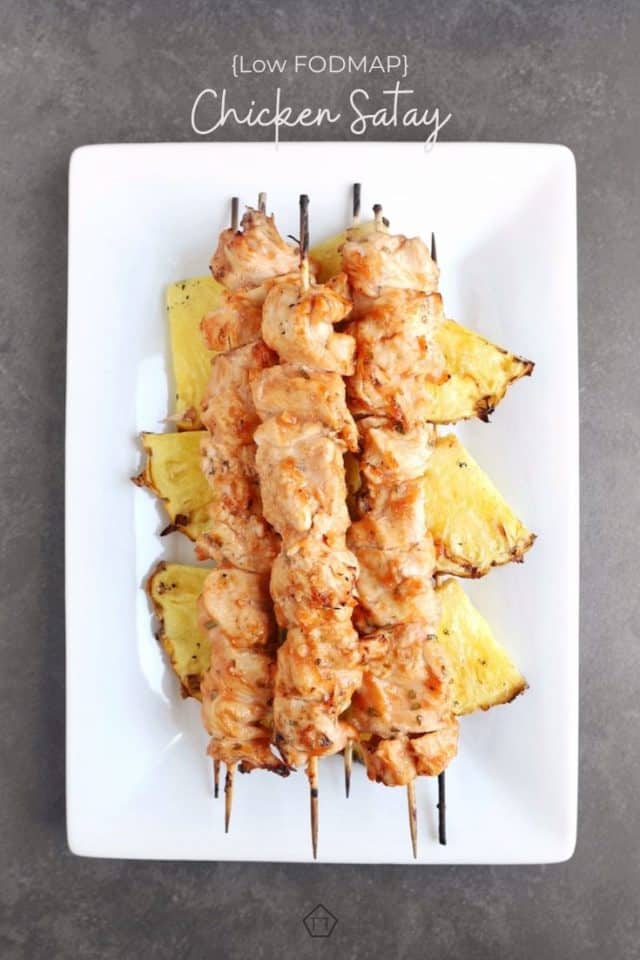 Low FODMAP Chicken Satay The FODMAP Formula