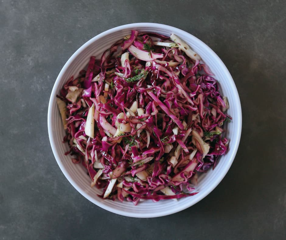 Low FODMAP Coleslaw