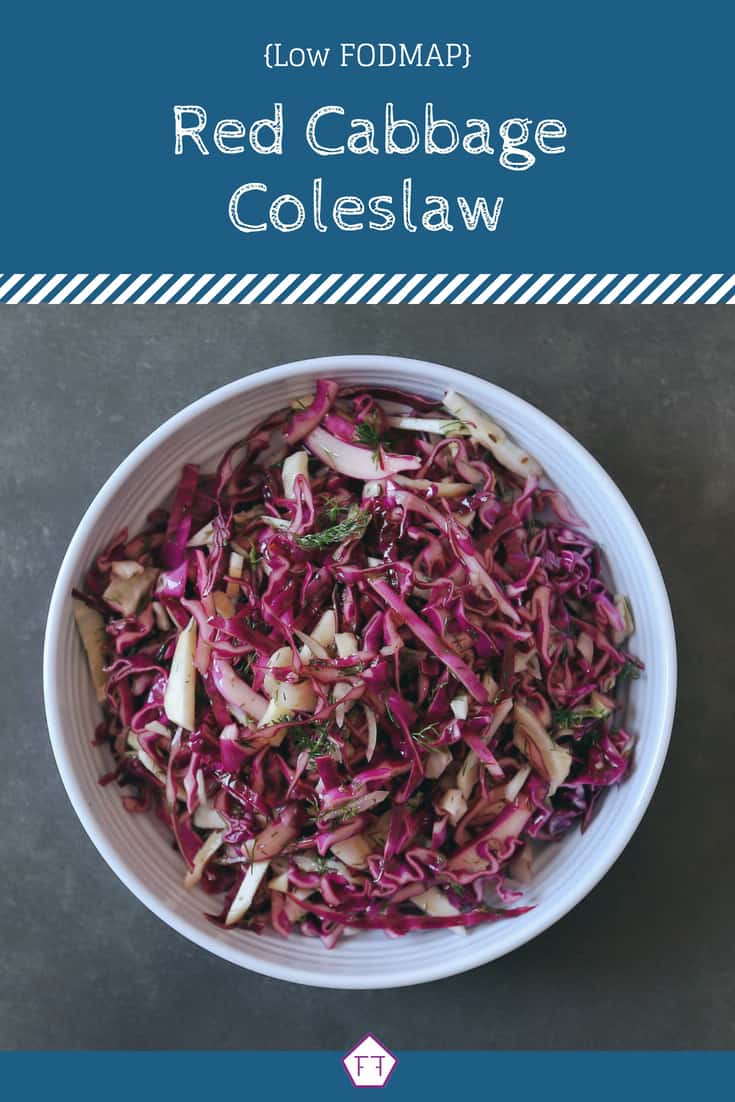 Low FODMAP Coleslaw