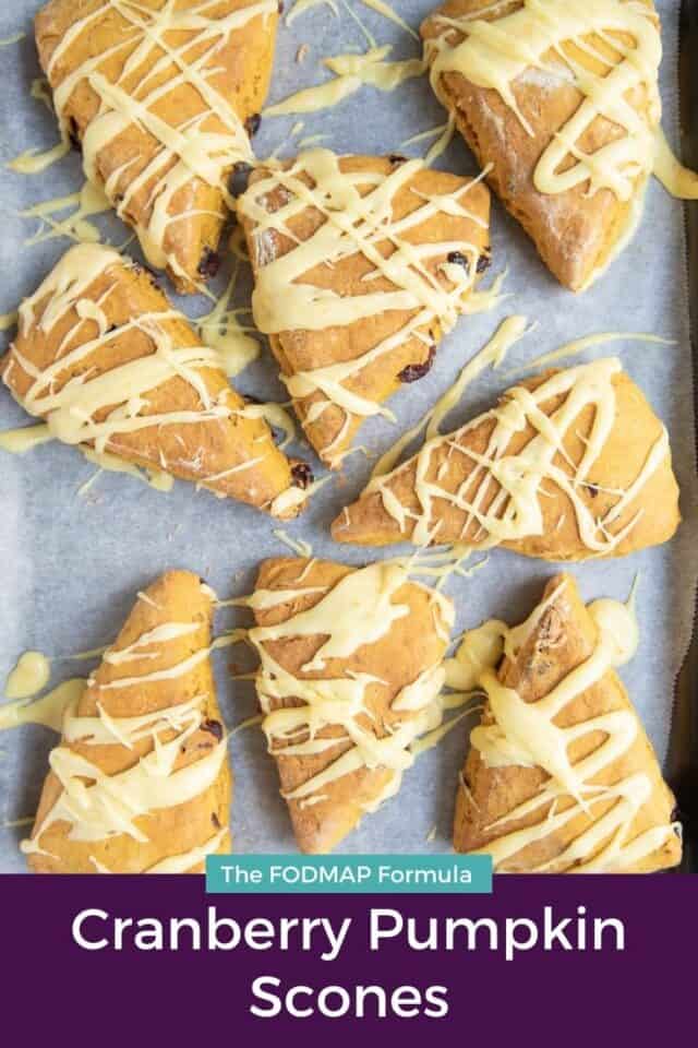 Low FODMAP Cranberry Pumpkin Scones The FODMAP Formula