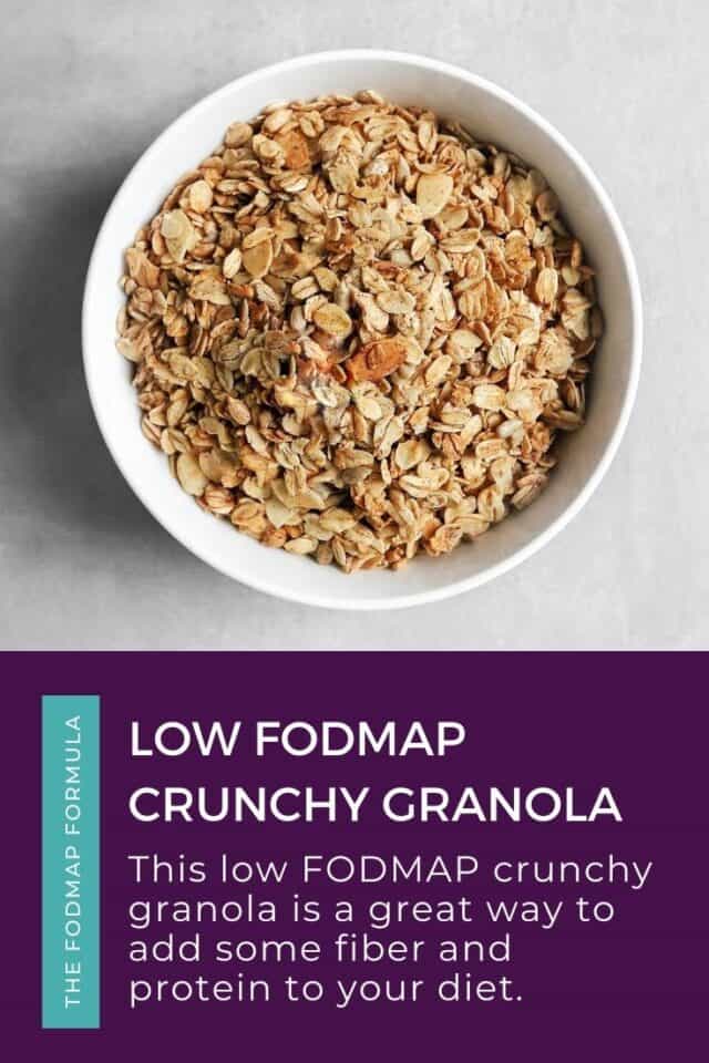 Low FODMAP Crunchy Granola The FODMAP Formula