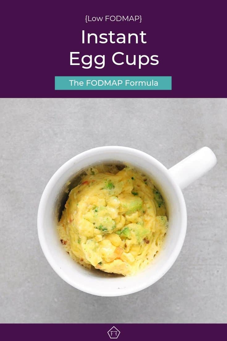 Low FODMAP Instant Egg Cup in mug - Pinterest 1