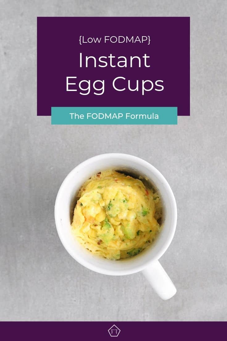 Low FODMAP Instant Egg Cup in mug - Pinterest 2