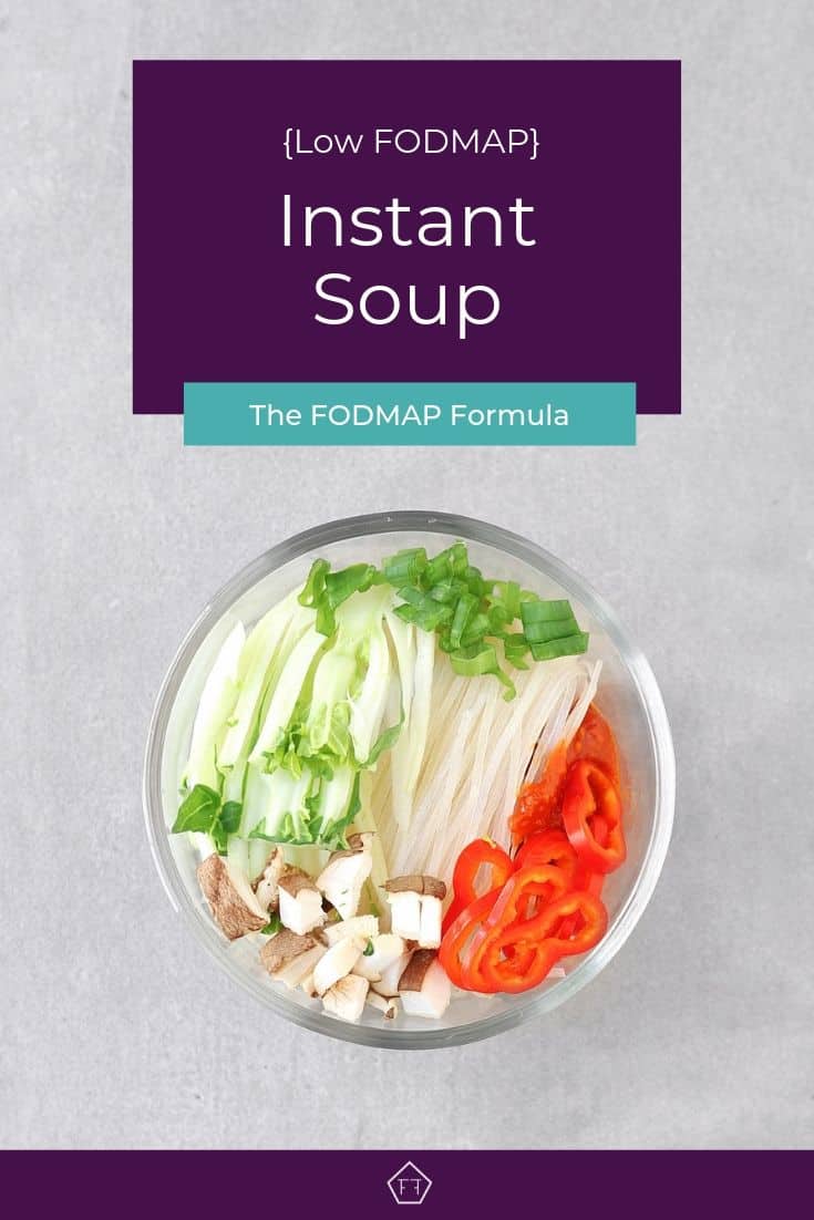 Low FODMAP Instant Soup - Pinterest 1