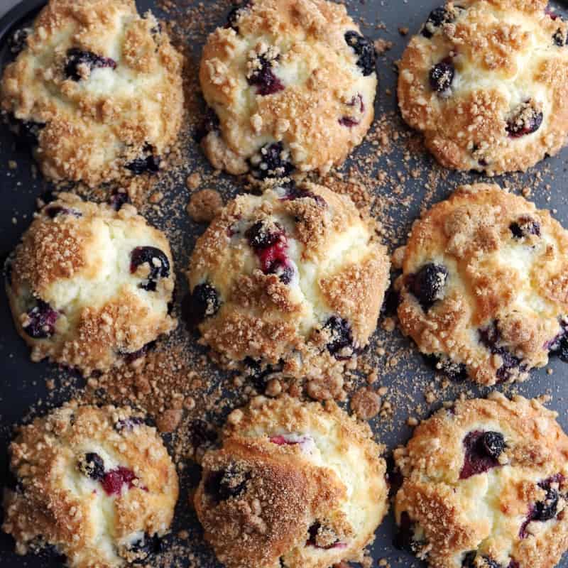 low FOMDAP lemon blueberry muffins - 800 x 800