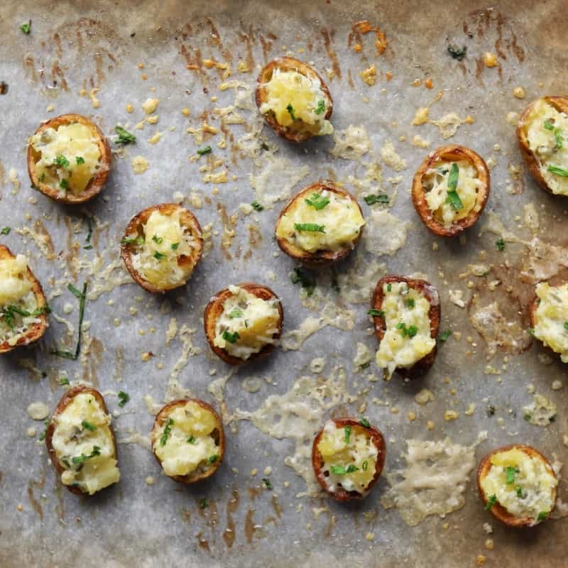 Low FODMAP lemon-caper potato bites