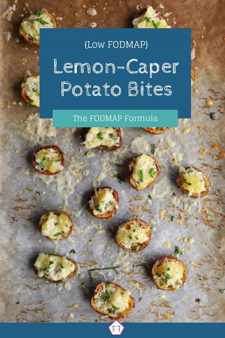 Low FODMAP lemon-caper potato bites