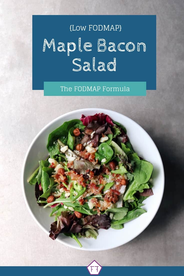 Low FODMAP Maple Bacon Salad Low FODMAP Maple Bacon Salad