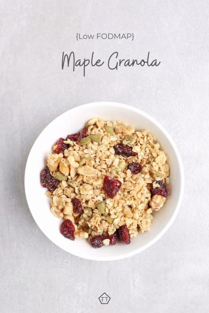 Low FODMAP Maple Granola The FODMAP Formula