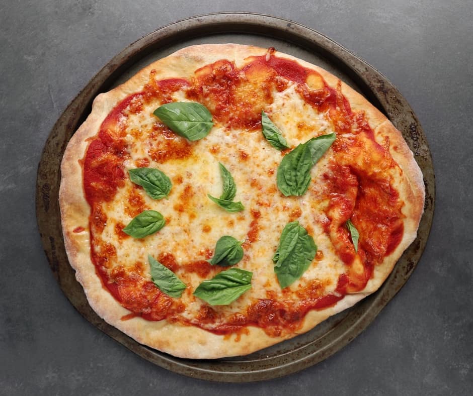 Low FODMAP Margherita Pizza - 940 x 788