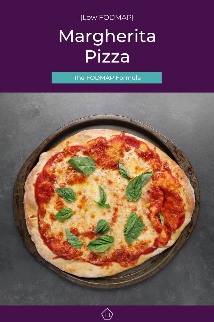 Low FODMAP Margherita Pizza - Pinterest 1