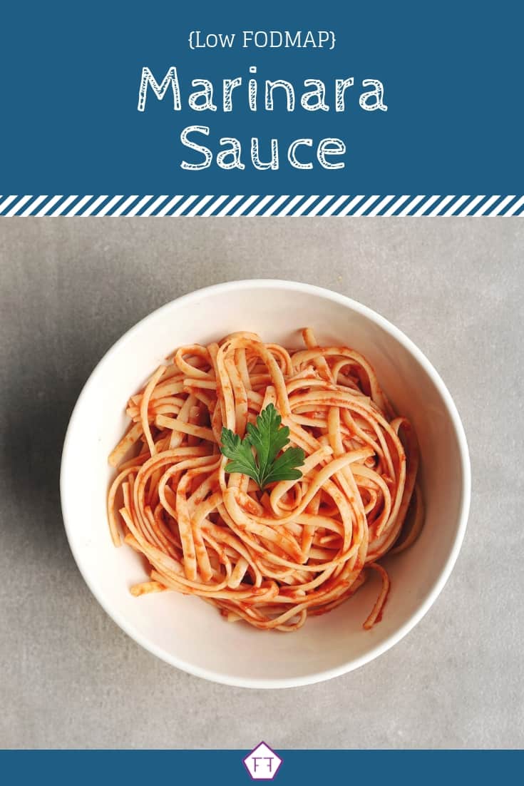 low FODMAP marinara sauce