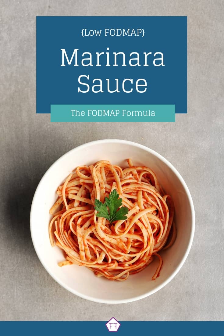 low FODMAP marinara sauce