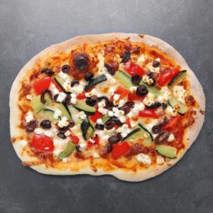 Low FODMAP Mediterranean Pizza