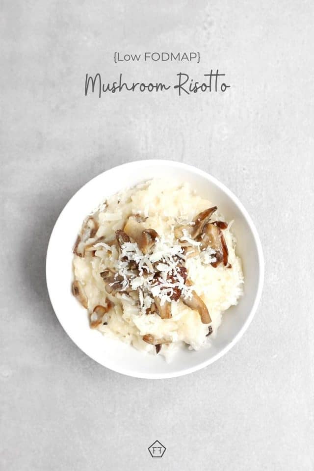 Low Fodmap Mushroom Risotto The FODMAP Formula