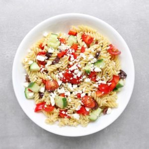 Low FODMAP Pasta Salad - Feature Image