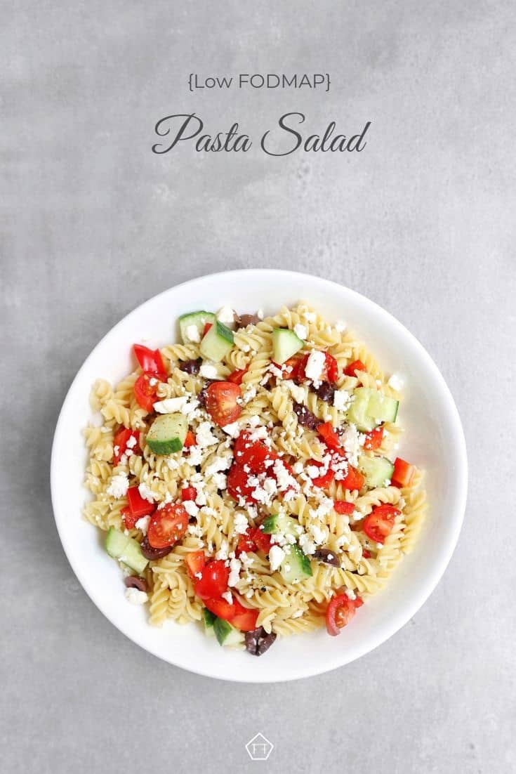 Low FODMAP Pasta Salad - Pinterest 2