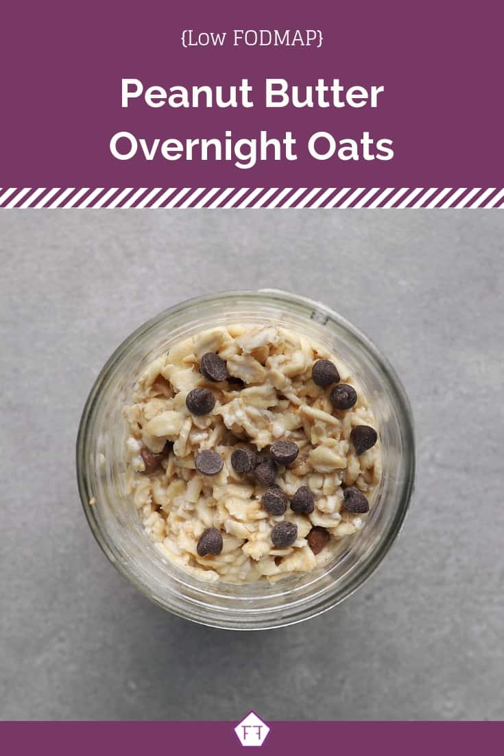 Low FODMAP Overnight Oats in Jar - Pinterest 2