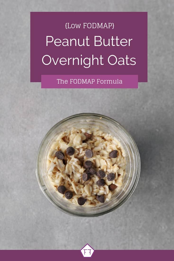 Low FODMAP Overnight Oats in Jar - Pinterest 3