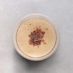 Low FODMAP Peanut Butter Smoothie in Glass - 800 x 800