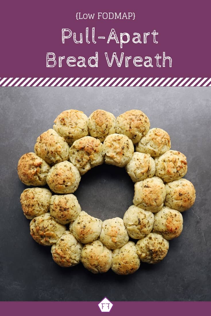 Low FODMAP Pull-Apart Bread Wreath - Pinterest (1)