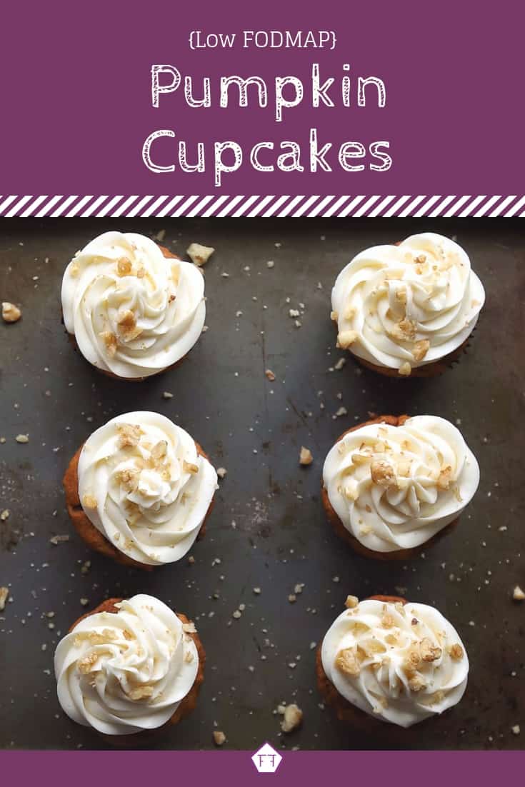 Low FODMAP Pumpkin Cupcakes