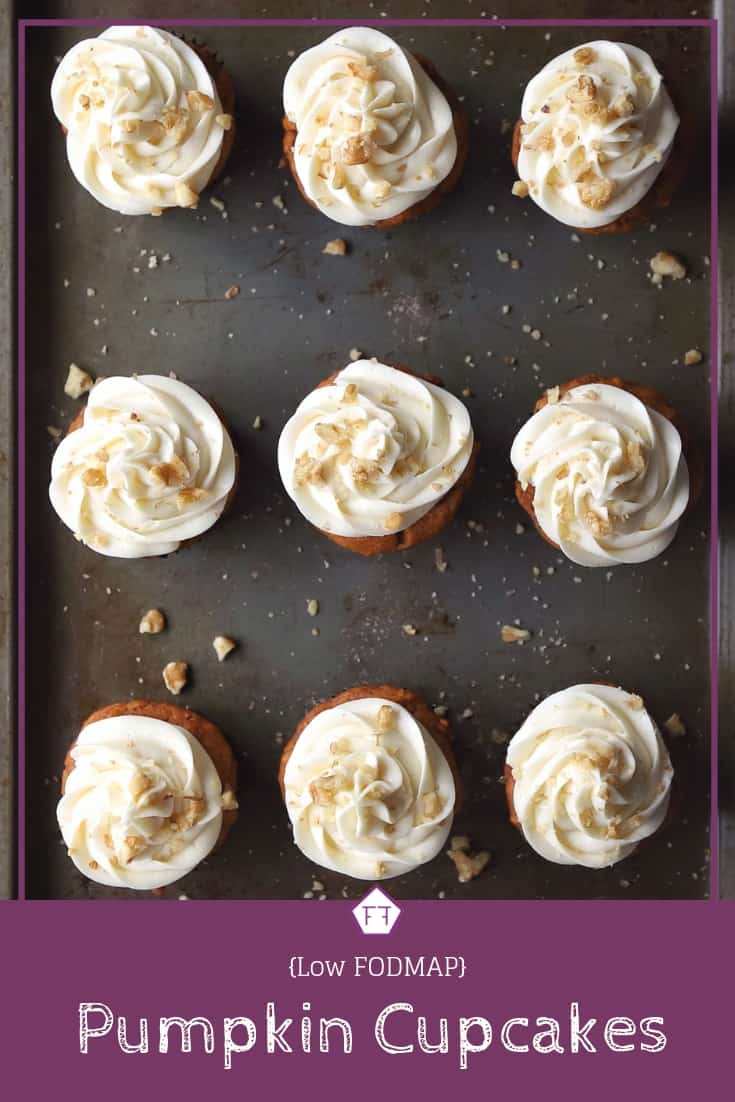 Low FODMAP Pumpkin Cupcakes