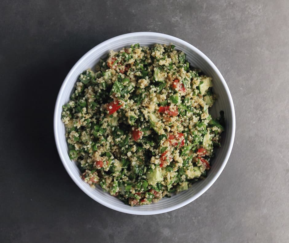 Low FODMAP Quinoa Tabouleh