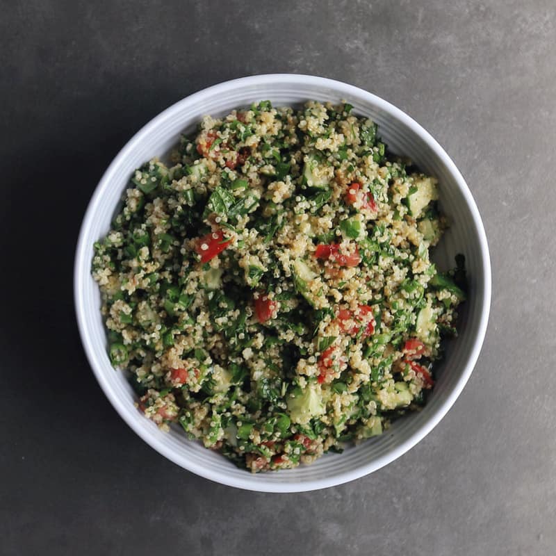 Low FODMAP Quinoa Tabouleh