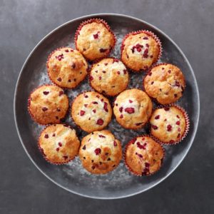 Low FODMAP Raspberry Muffins