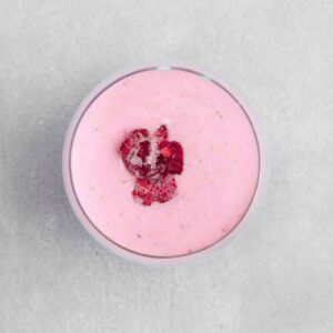 Low FODMAP Raspberry Almond Smoothie