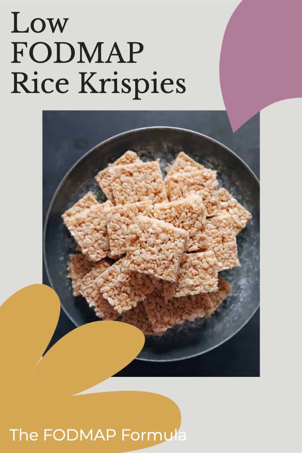 Low FODMAP Rice Krispies The FODMAP Formula