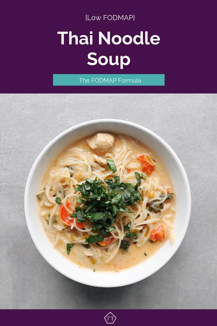 Low FODMAP Thai Noodle Soup - The FODMAP Formula