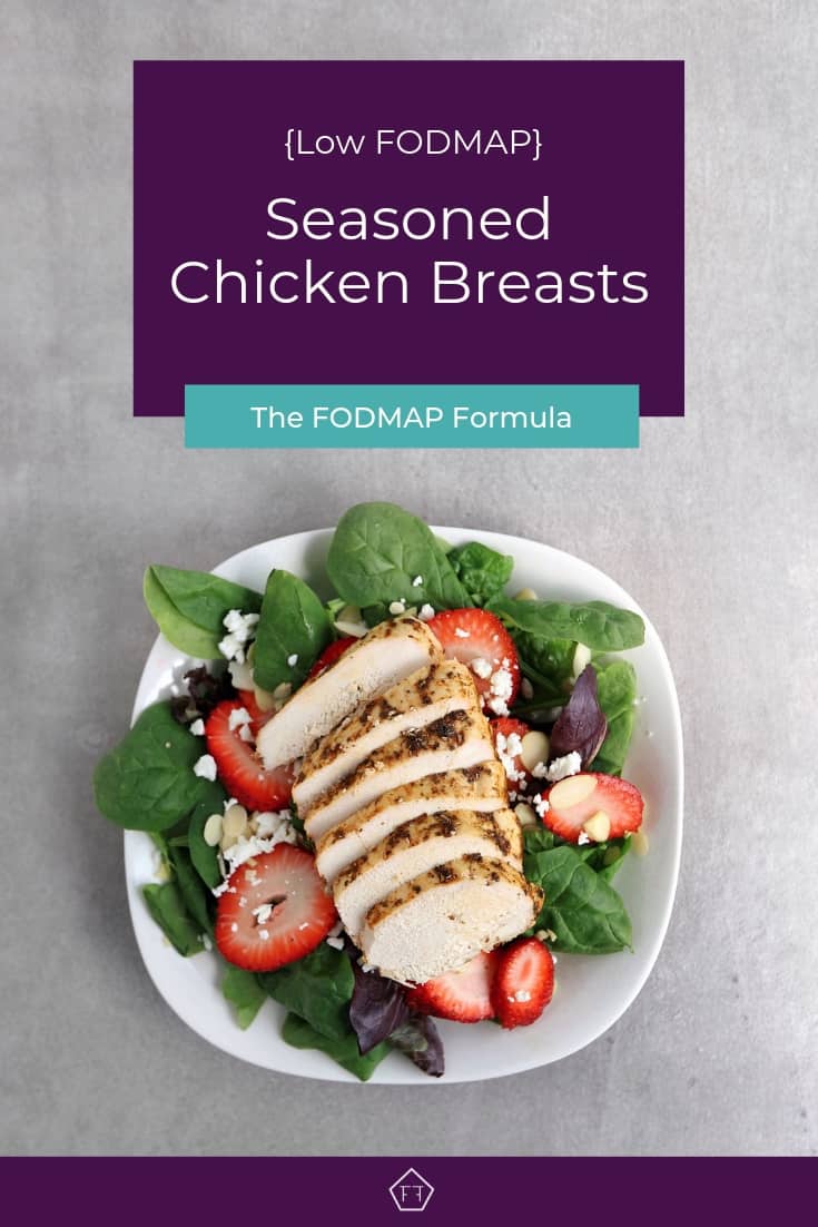 Low FODMAP Seasoned Chicken Breast - Pinterest 1