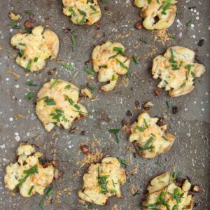 Low FODMAP Smashed Potatoes